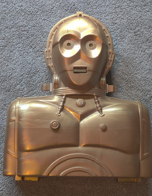 Star Wars C-3PO Talking Action Figure Carrying Case POTF C-3P0 Figures Set 1996