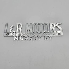 Vintage Lr Motors De Soto Plymouth Car Dealership Emblem Mopar Murray Ky 5.5