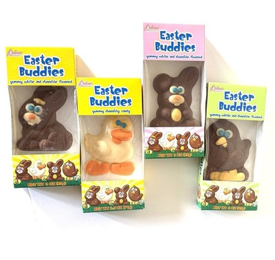 Palmer Easter Buddies Solid Chocolate Candy (4-PACK) FREE SHIP See Description