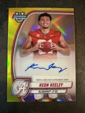 2024 Bowman University Chrome Keon Keely Auto Yellow Refractor 73/75