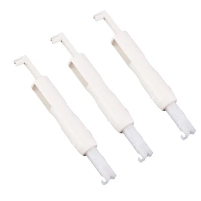 3Pcs Sewing Threader Needle Inserter Automatic Tool Household White - Image 1 of 4