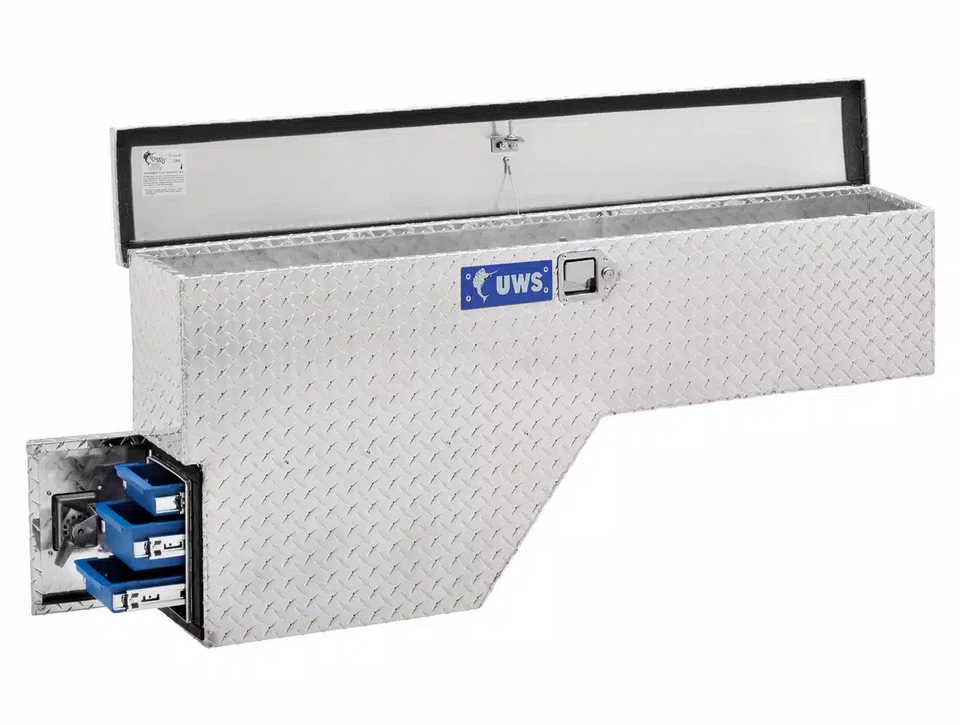 UWS 48" Passenger-Side Truck Fender Tool Box FW-48-DS-P Foto 3 de 4