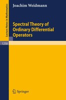 Joachim Weidmann | Spectral Theory Of Ordinary Differential Operators | Buch