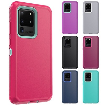 For Samsung Galaxy S20 Plus Ultra FE 5G 3in1 Layers Bumper Case Heavy Duty Cover