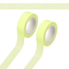 33 Yard Washi Tape, Colored Masking Tape Decorative Stickers, Light Yellow