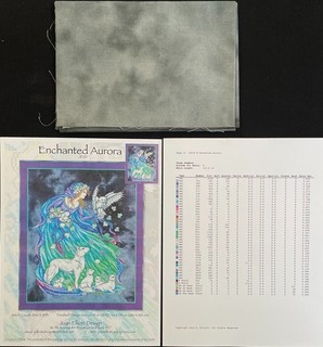 3x Xstitch CHART: JOAN ELLIOTT DSGN Aurora Rainbow Fairy Spellbound Ladies RQ131