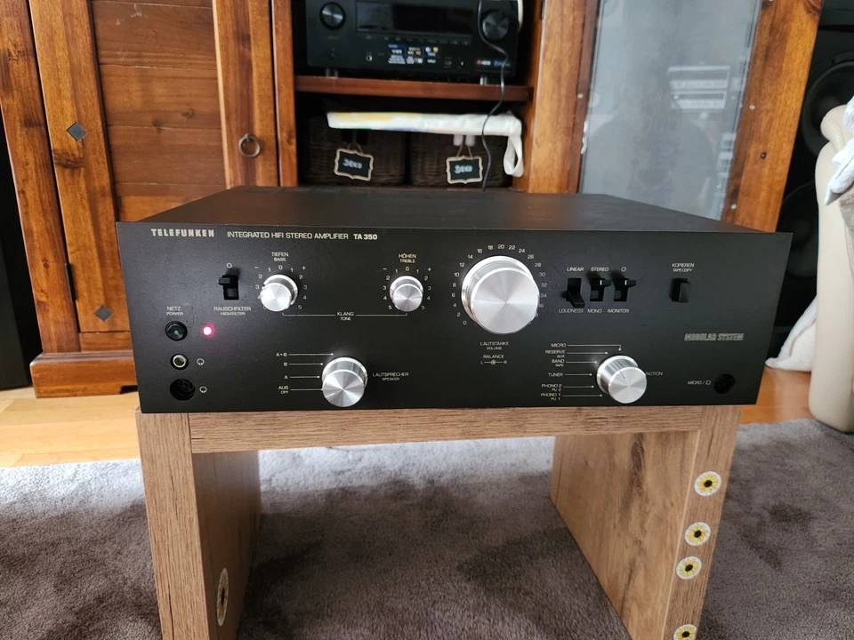TELEFUNKEN TA 350 HIFI VINTAGE VERSTÄRKER AMPLIFIER - Bild 2 von 4