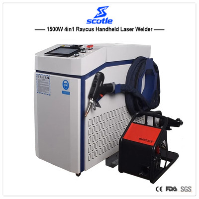 1500W Raycus Fiber Laser Welder 4in1 Laser Welding Cutting Cleaning Machine