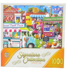 Master Pieces Jigsaw Puzzle 1000 Pc Signature Collection Country Fair