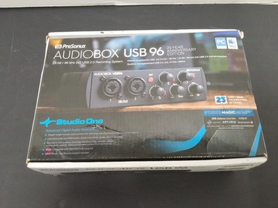 PreSonus AudioBox USB 96 Audio Interface 2x2 USB 24-Bit/96kHz Black Limited Ed.
