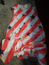 American Flag Maxi Dress Americana Size L-XL
