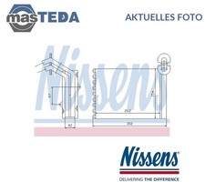 73972 WÄRMETAUSCHER INNENRAUMHEIZUNG VORNE NISSENS FÜR FORD GALAXY