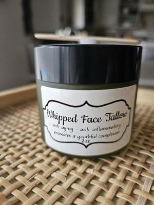 Whipped Vanilla/Frankincense Grass-fed Face Tallow