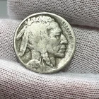 1915 D Full Date Part Horn Higher Grade Buffalo Nickel Nice Better Date US Coin!