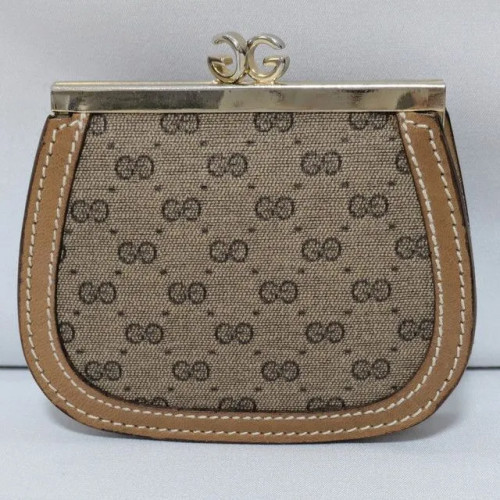 GUCCI Micro GG Canvas Leather Coin Wallet Beige 4019 | eBay GUCCI Micro GG Canvas Leather Coin Wallet Beige 4019 | eBay