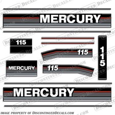 Fits Mercury 1991 115HK Utombordare Dekaler