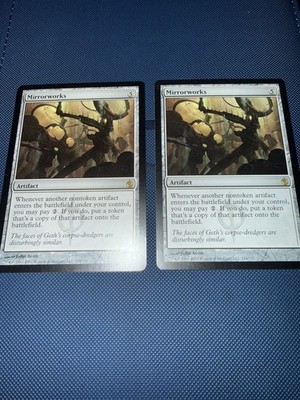 2x Mirrorworks - Mirrodin Besieged - MTG Magic the Gathering - NM/LP