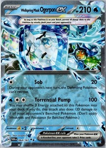 Wellspring Mask Ogerpon ex 064/167 Twilight Masquerade Double Rare Holo