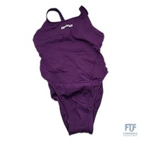 Arena Solid Swim 36 Tech Team Damen-Badeanzug Einteilig, Schnelltrocknender Dame
