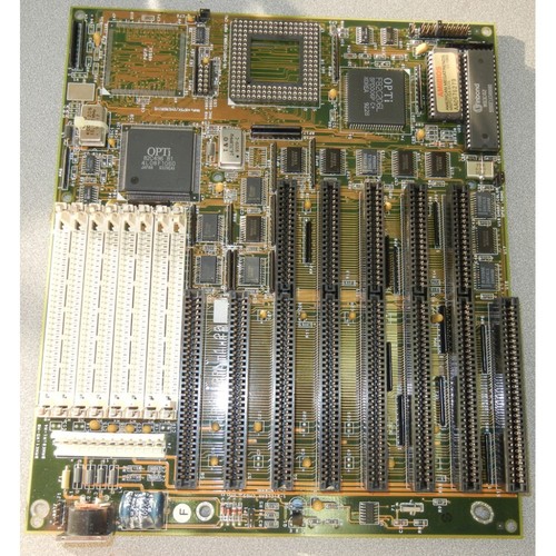 TMC PAT48PL (New) 486 motherboard with 8 ISA slots. Baby AT. Can take up to a 48