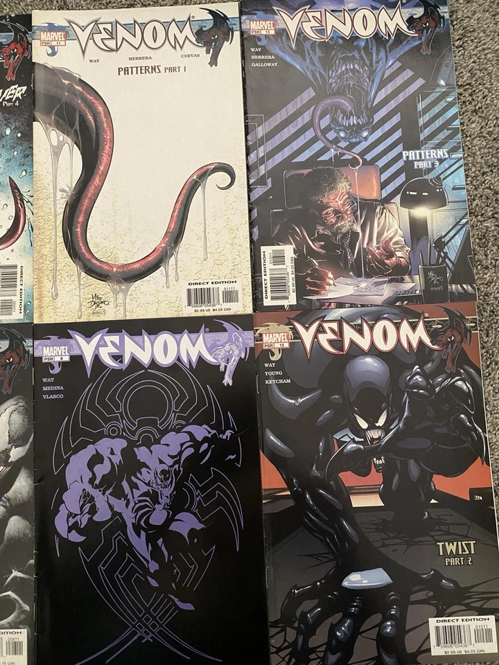 漫威漫画毒液套装 漫画展亲笔签名漫画 星球大战。 蝙蝠侠与外星人 — 第 3/4 张图片