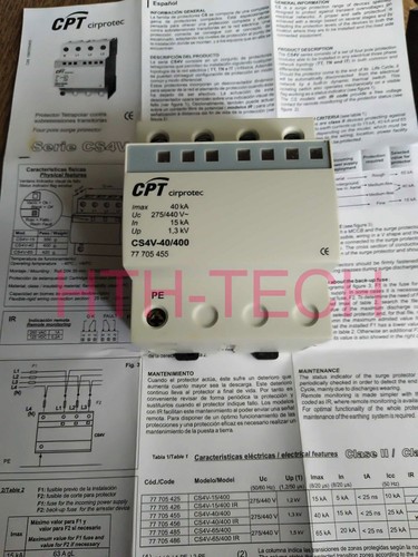 CPT CS4V-40/400 Surge Protector 275/440V x 1pc - Afbeelding 1 van 2