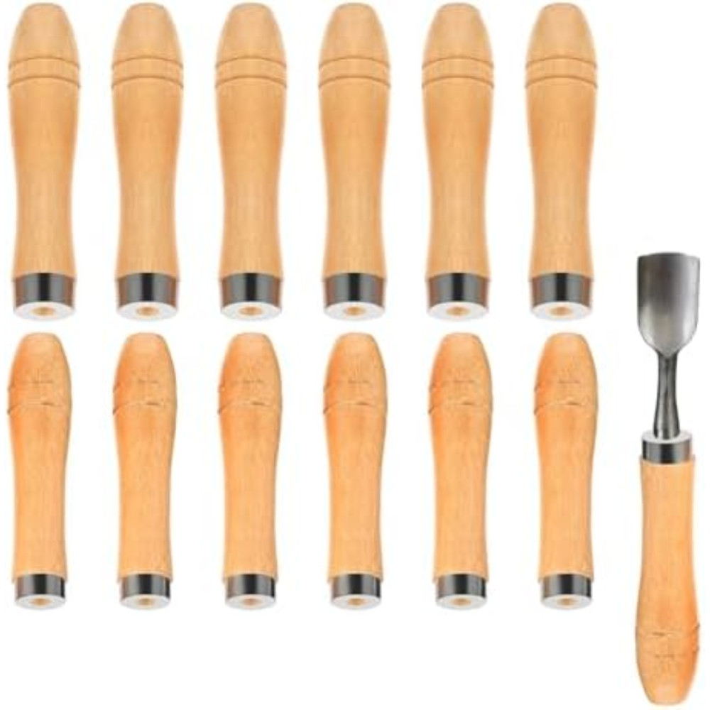 12 pezzi, manico in legno, manico per lima, manico in legno, manico per lima, la
