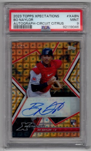 2022 Topps Xpectations Cleveland Guardians RC Auto PSA 9 Cleveland Guardians