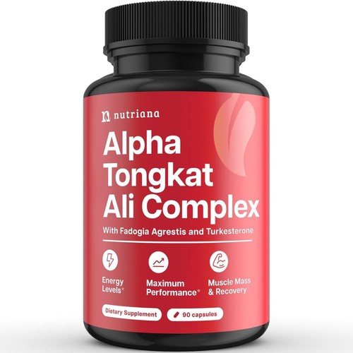 Organic Fadogia Agrestis 1400mg & Tongkat Longjack 600mg Supplement Performance