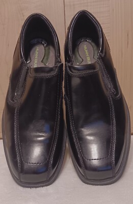 Nunn Bush Mens Black Smooth Bleeker Street Slip On Dress Loafers Shoes Size 8.5M Men main image 2