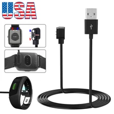 2-Pin USB Data Charging Cable Magnetic Fast Charger For Smart Watch 2.84mm