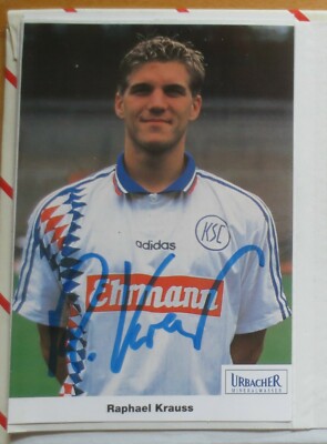 pk11,18)  Autogramm Raphael Krauss  Karlsruher SC