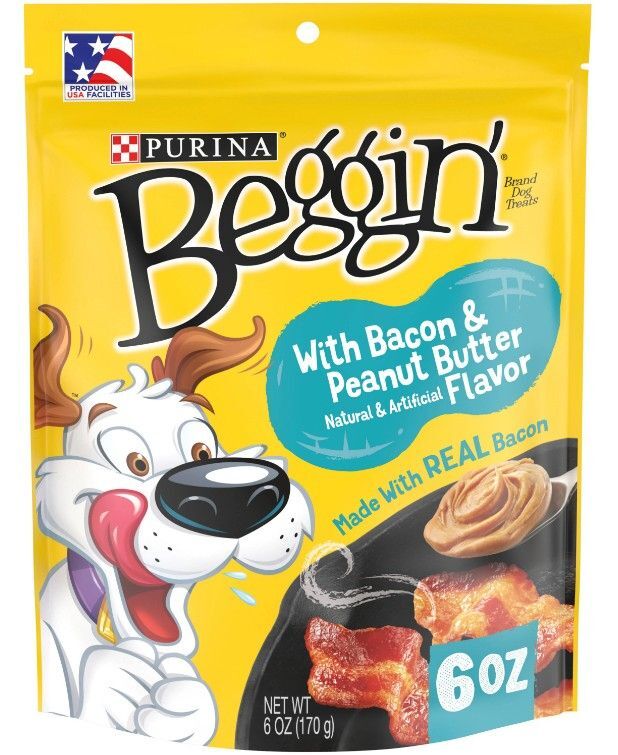 Dog, Purina Beggin' Strips Bacon and Peanut Butter Flavor (6 oz)