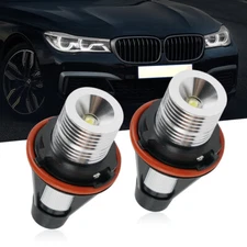 2x LED Halo Ring Angel Eyes Light 6000K White Fits BMW E60 E61 2004-2006 Pre-LCI