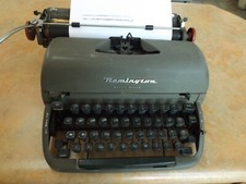 Collector's dream! Antique REMINGTON RAND Manual Typewriter Model: OFFICE-RITER. thumbnail