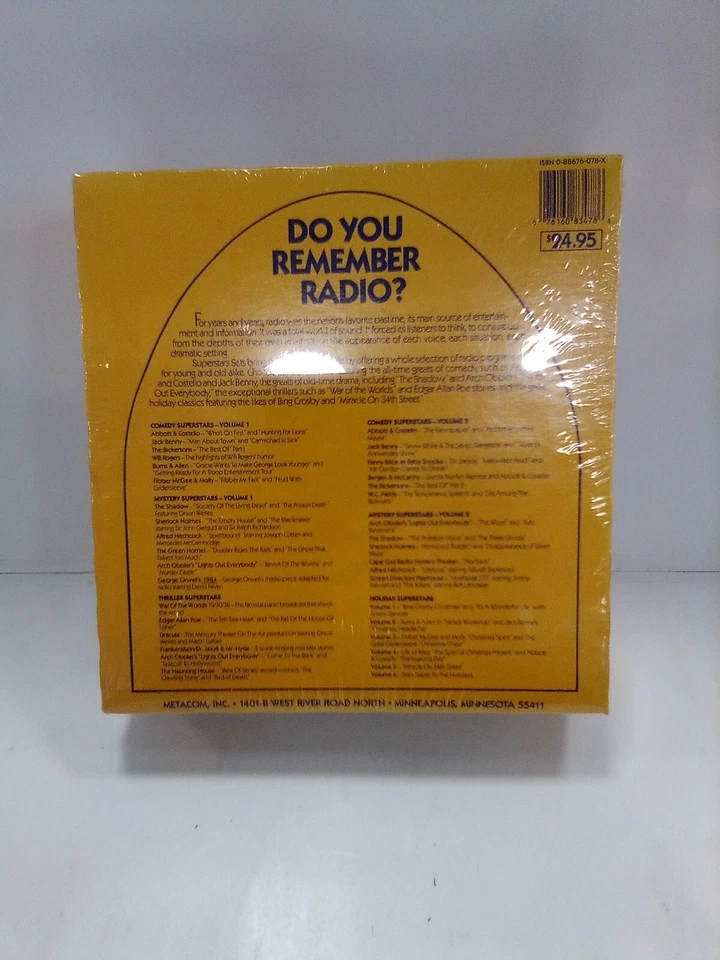 6 NEW! Mystery Superstars Cassette - The Shadow, Green Hornet, Sherlock Holmes, - Image 2 of 2