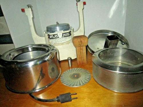 Vintage Atlas King Electric Juicer By Juice-Master Complete, All Original USA - Picture 5 of 11