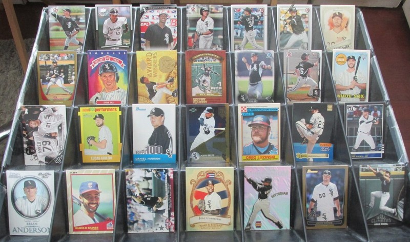 CHICAGO WHITE SOX LARGE (500) CARD LOT OF INSERTS, PARALLELS & ROOKIES