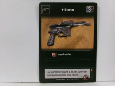 2000 Star Wars: Young Jedi CCG - Battle of Naboo Expansion Set Blaster #116