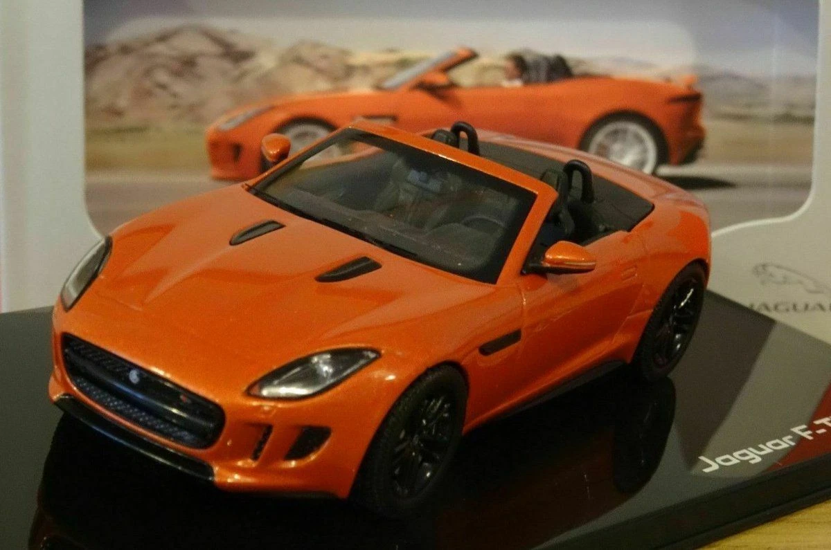 Jaguar F-Type - V8 S Convertible - Orange. 1:43, SCALE, IXO, Model 