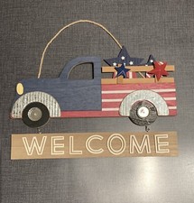 Welcome Sign Patriotic USA