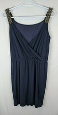Jessica Simpson Sleeveless Formal Cocktail Dress, Evening Blue, Women's 6