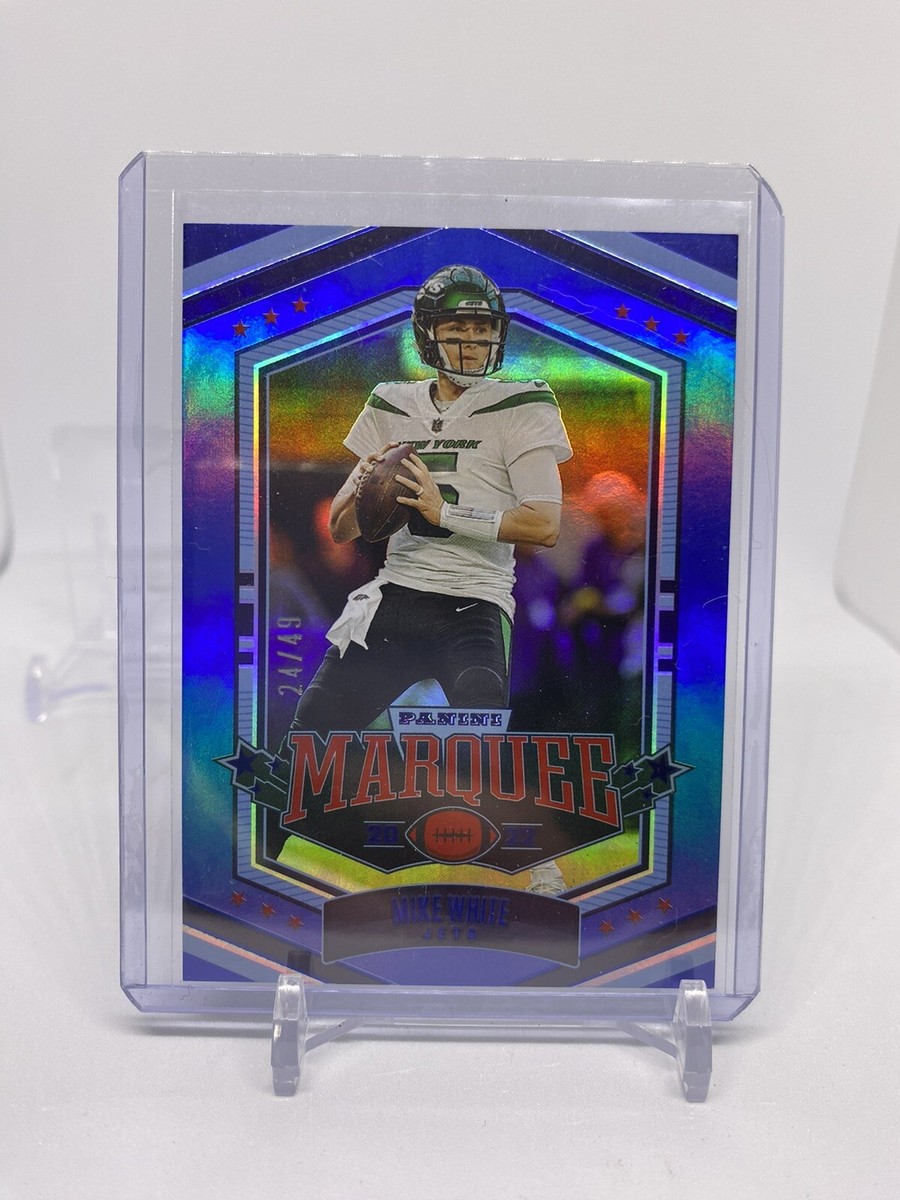2022 Panini Chronicles Marquee Mike White Blue 24/49 Jets (B694
