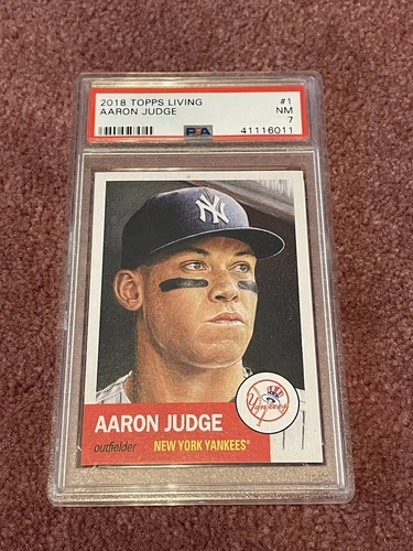 2018 Topps Living Set AARON JUDGE #1 PSA 7 NM