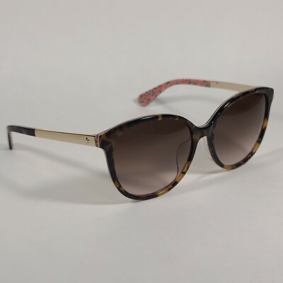 Kate Spade Karlena Rounded Cate Eye Sunglasses Kate Spade Karlena 2NLHA Round Cat Eye Sunglasses Havana  main image 4