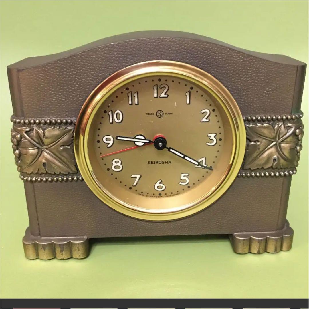 60's VINTAGE SEIKOSHA SEIKO JAPAN Wind Up Table Clock Mid century Space age NEW eBay