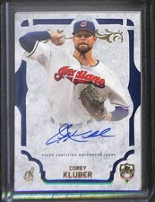 2015 Topps Supreme Autograph #SA-CKR Corey Kluber