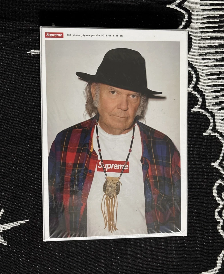 Unreleased Supreme Neil Young Puzzle & Poster 🧩 2015 Supreme Neil Young Collab - Image 2 of 4