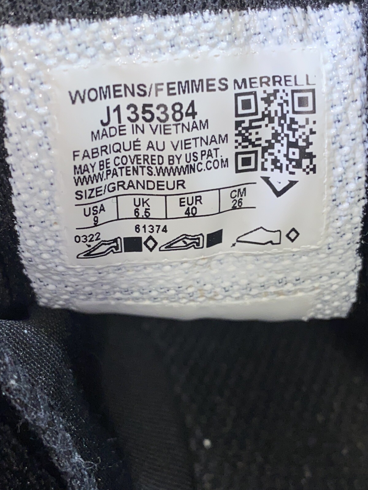 Merrell Trail Glove 6 scarpe Vibram a piedi nudi J135384 nere da donna taglia 9