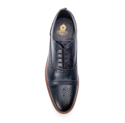 blue brogues mens